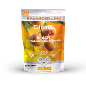 Dime Industries Balanced Line Peach “Morning” THCV Gummies