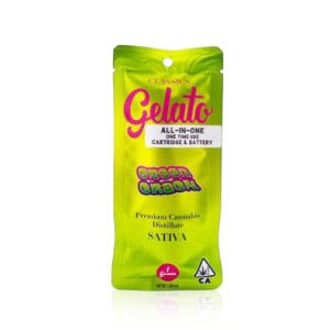 Gelato | Green Crack | Classics | All-In-One Vape | 1g Sativa THC 91%