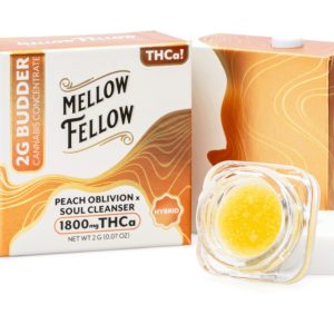 Mellow Fellow THCa Budder – Peach Oblivion x Soul Cleanser (2 gram)