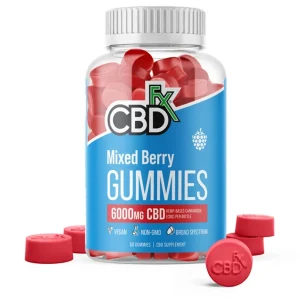 CBDfx Mixed Berry Gummies 6000mg