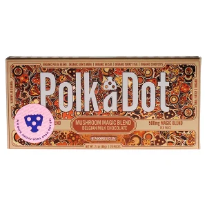 S’more Fun PolkaDot Magic Mushroom Belgian Milk Chocolate 500MG