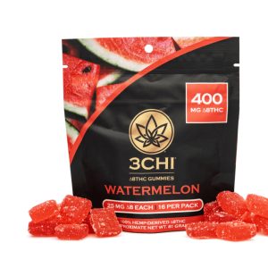 3Chi Delta 8 Gummies – Watermelon (400 mg Total Delta 8 THC)