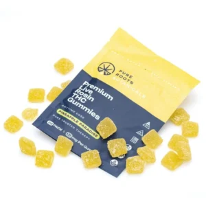Pure Roots Botanicals THC Live Rosin Gummies – Pineapple Paradise (200 mg Total Delta 9 THC)