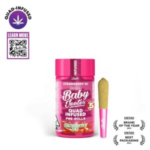 Jeeter | Strawberry SC | Quad-Infused Minis | 0.5g each | 5pk