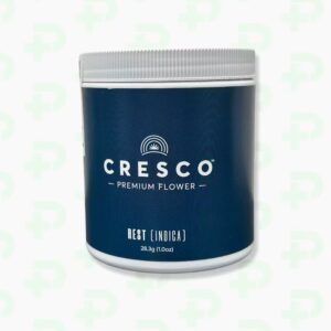 Cresco Prepack OZ Jar - Indica - Red Bullz x Kush Mints $85.00 1 oz